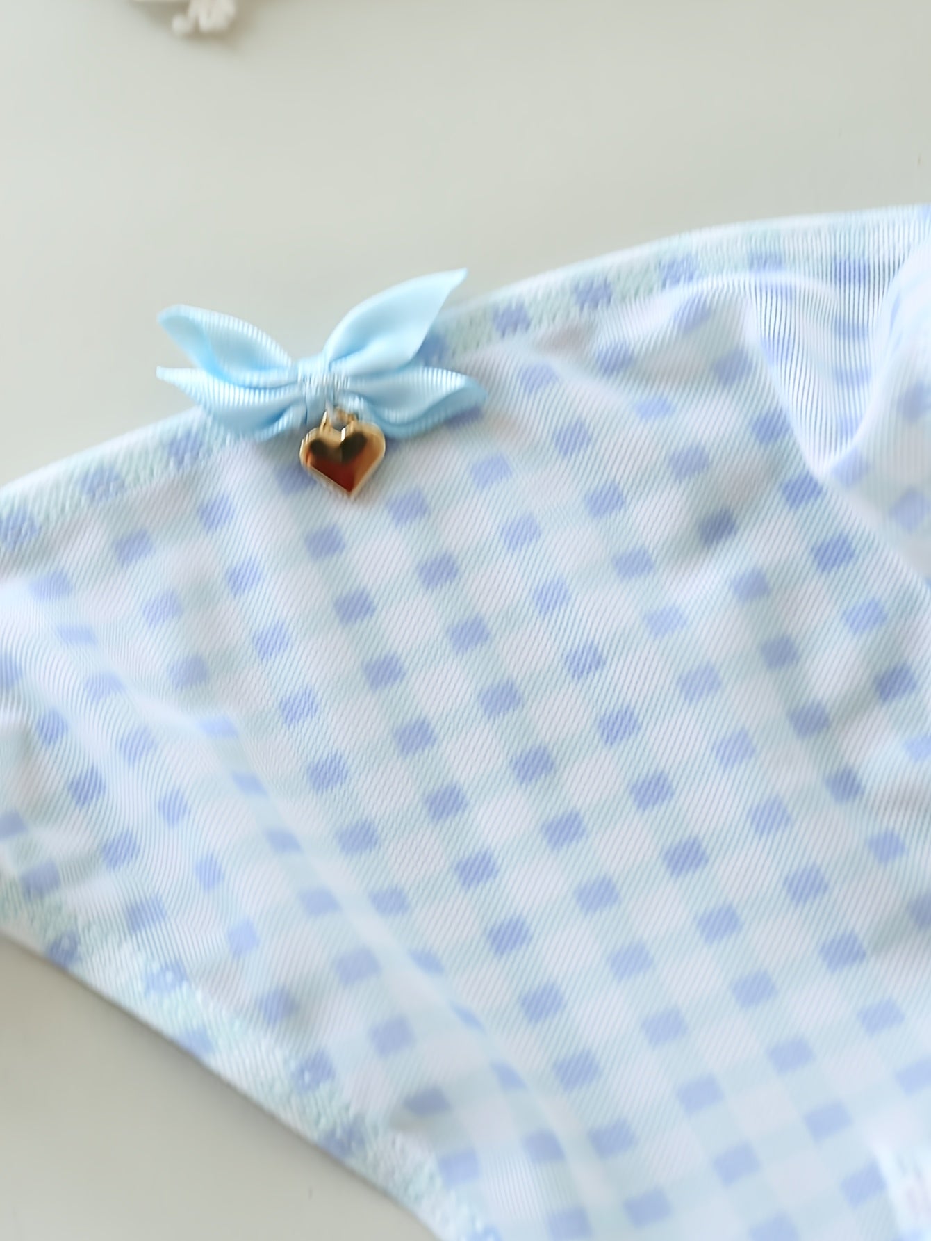 Sheer Lace-like Mesh Thong Underwear