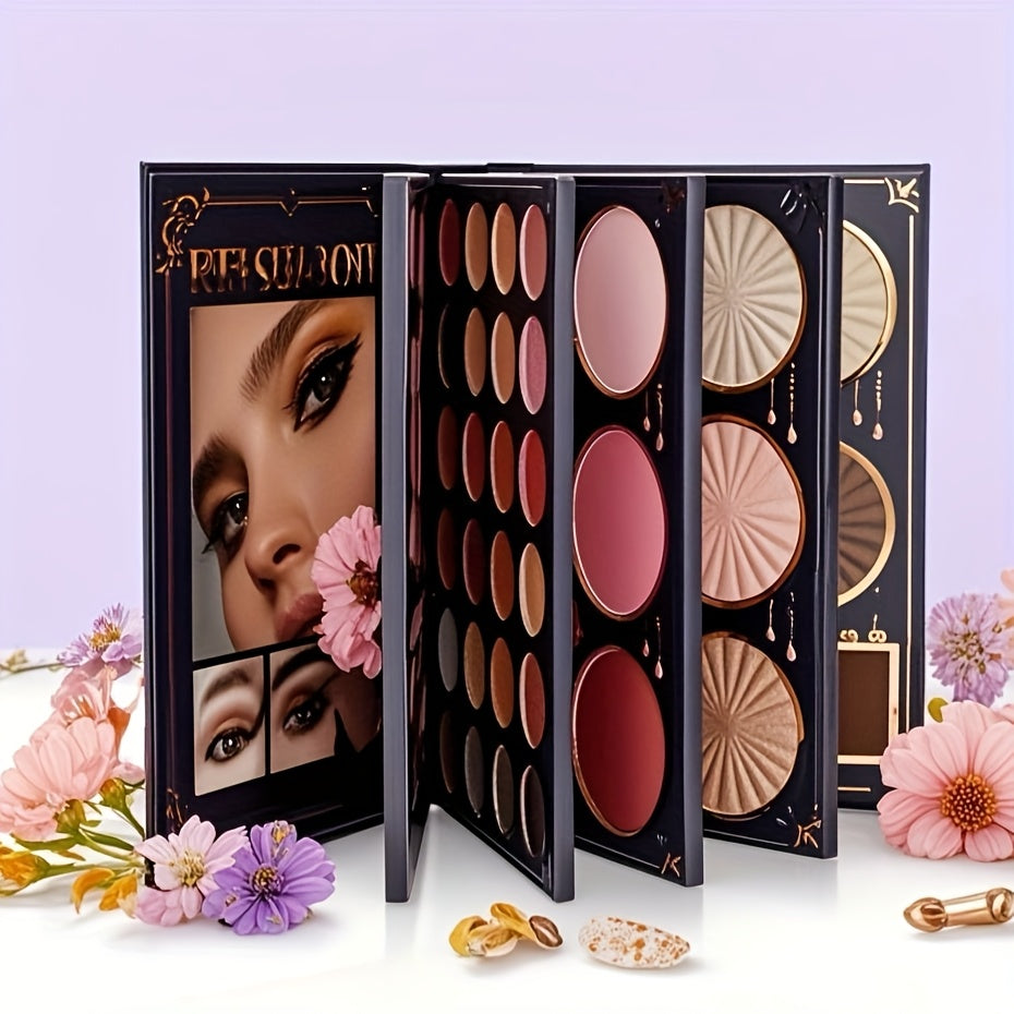 This Multi - Functional Book - Style Makeup Palette