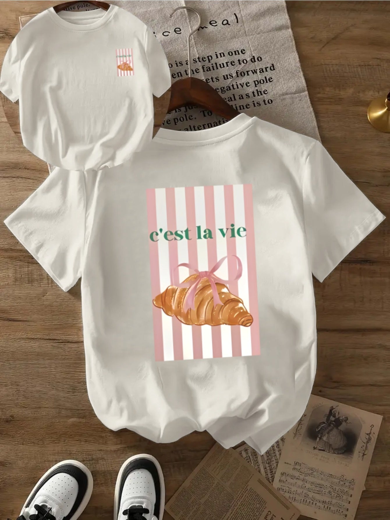 Casual Short Sleeve Crew Neck T-Shirt