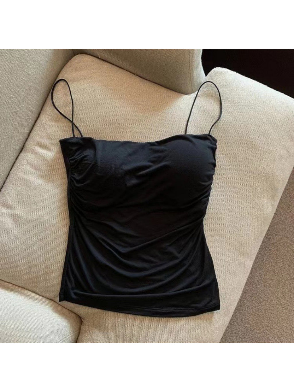{4pcs} Elegant Spaghetti Strap Camisole Set