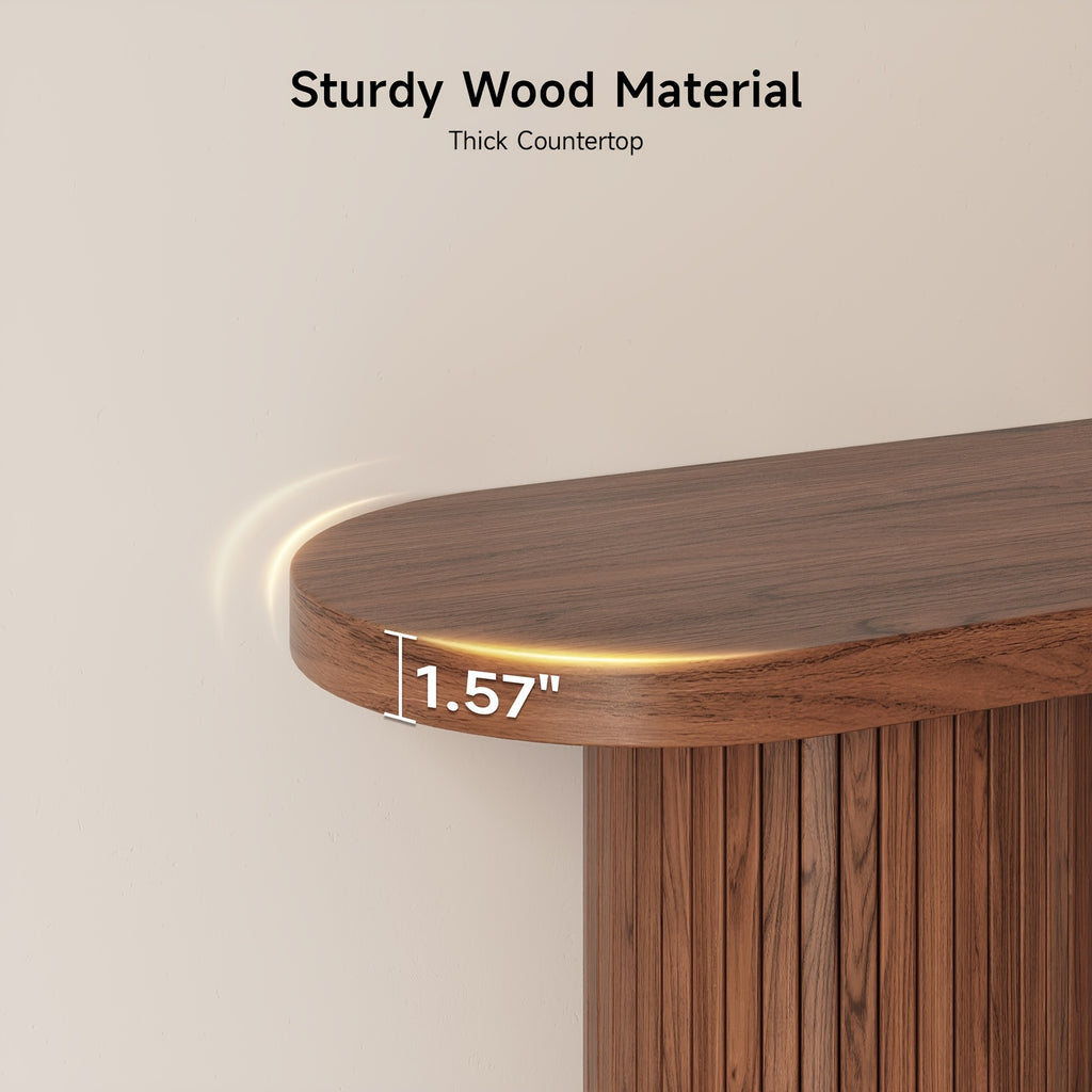 55 Inch Farmhouse Style Entryway Table