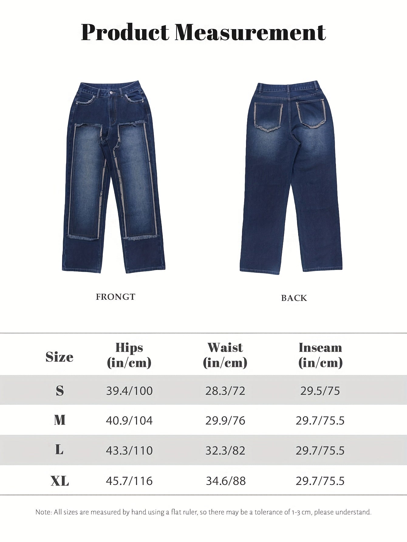 Low-Rise Straight-Leg Jeans with Fur-Like Patchwork Hem