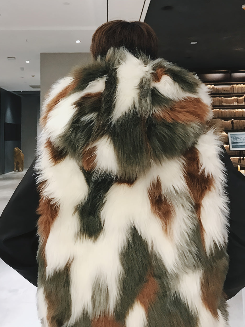 Faux Fur Hooded Vest