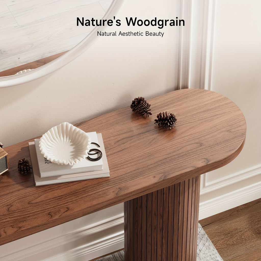 55 Inch Farmhouse Style Entryway Table