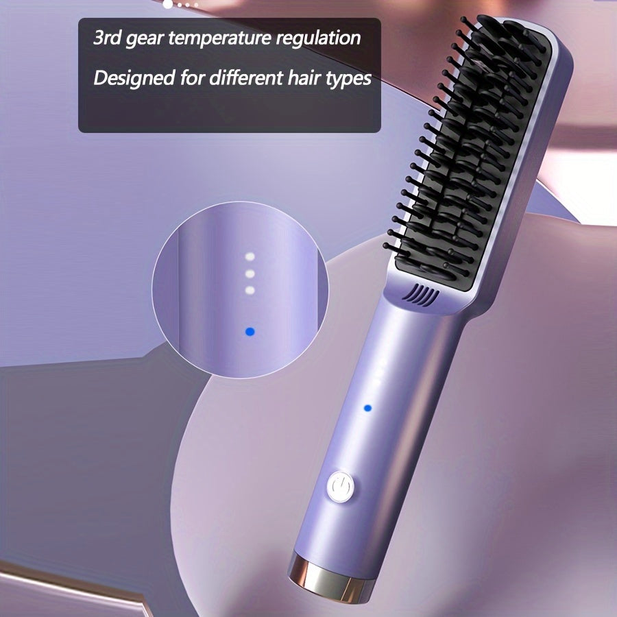 3-Minute Fast Straight Hair Comb with Ceramic Heating