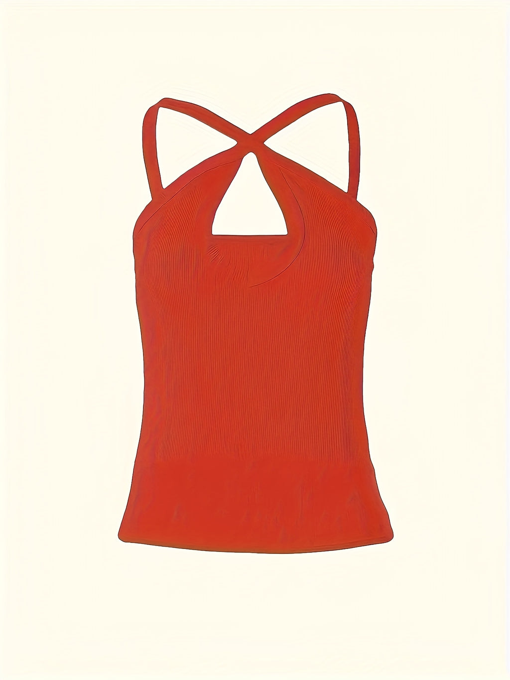 Stretchy Ribbed Tank Top