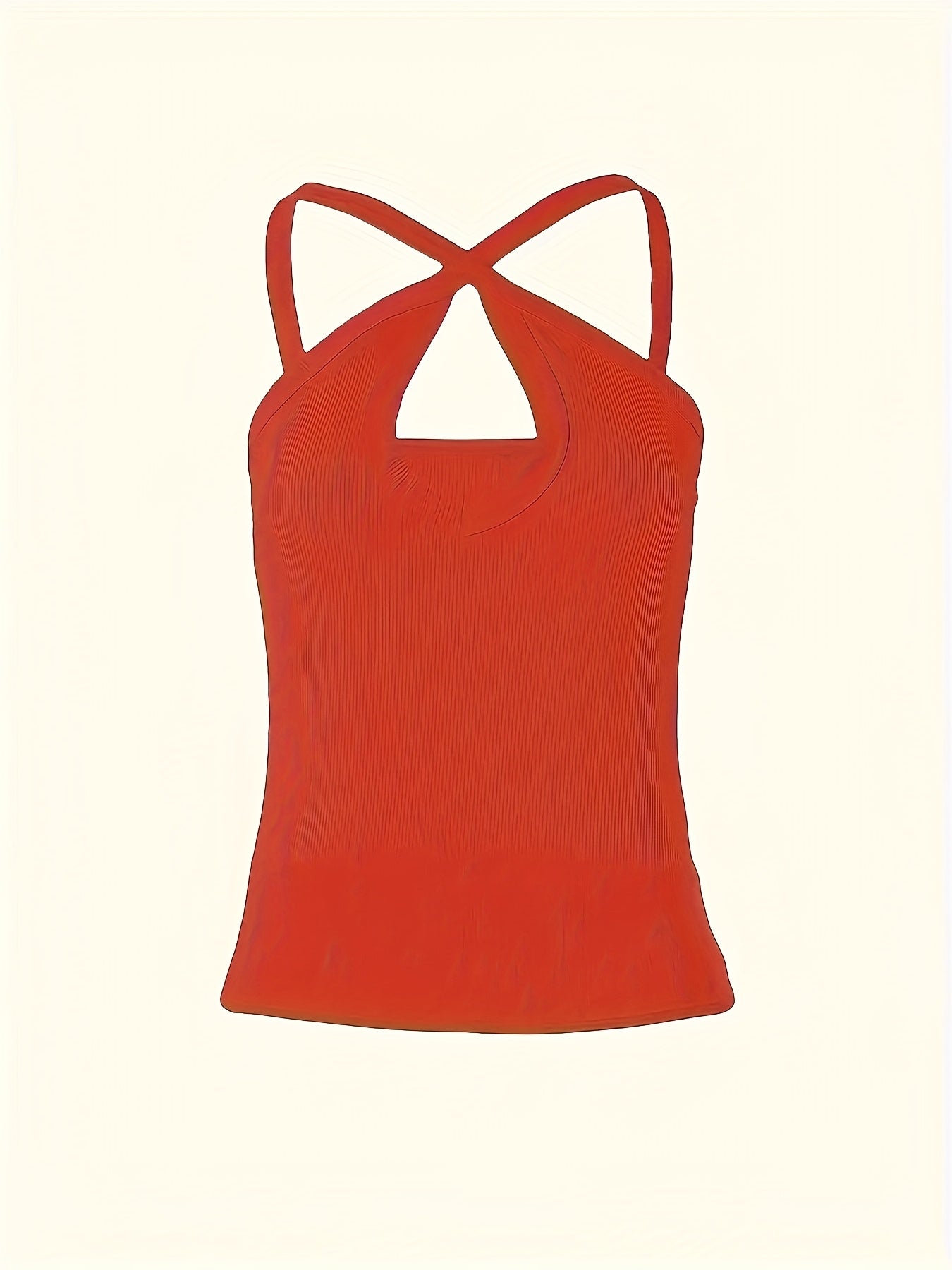 Stretchy Ribbed Tank Top