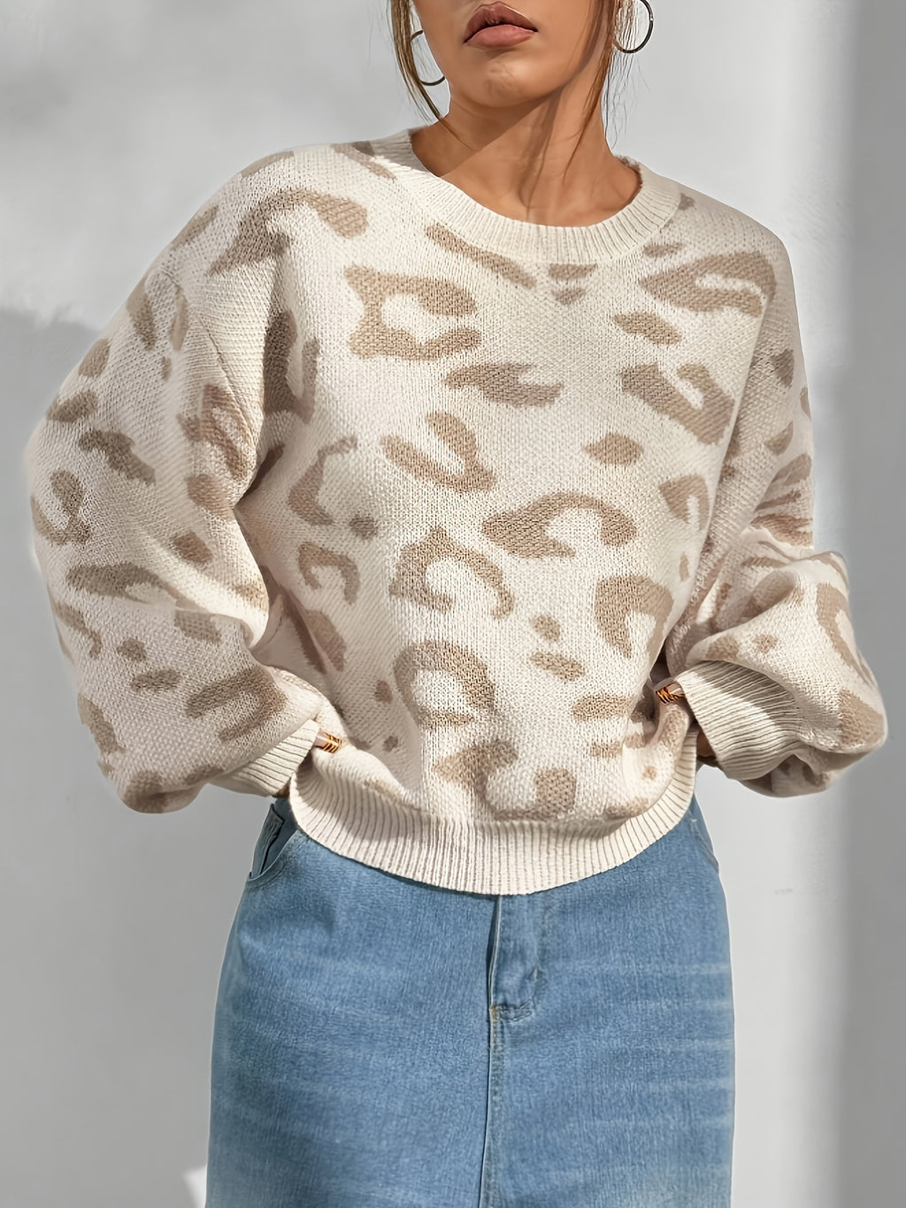 Leopard Print Sweater