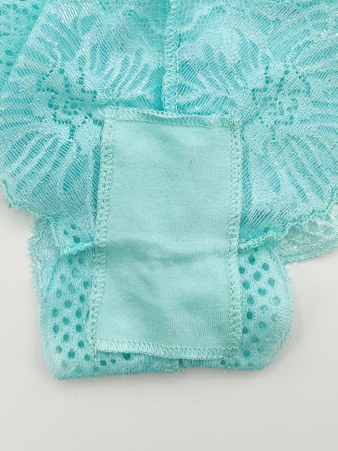 {6pcs} Jacquard Lace Bow Hipster Bikini Panties