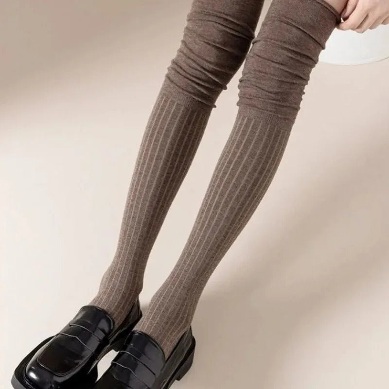 {4 Pairs} Knee-High Socks