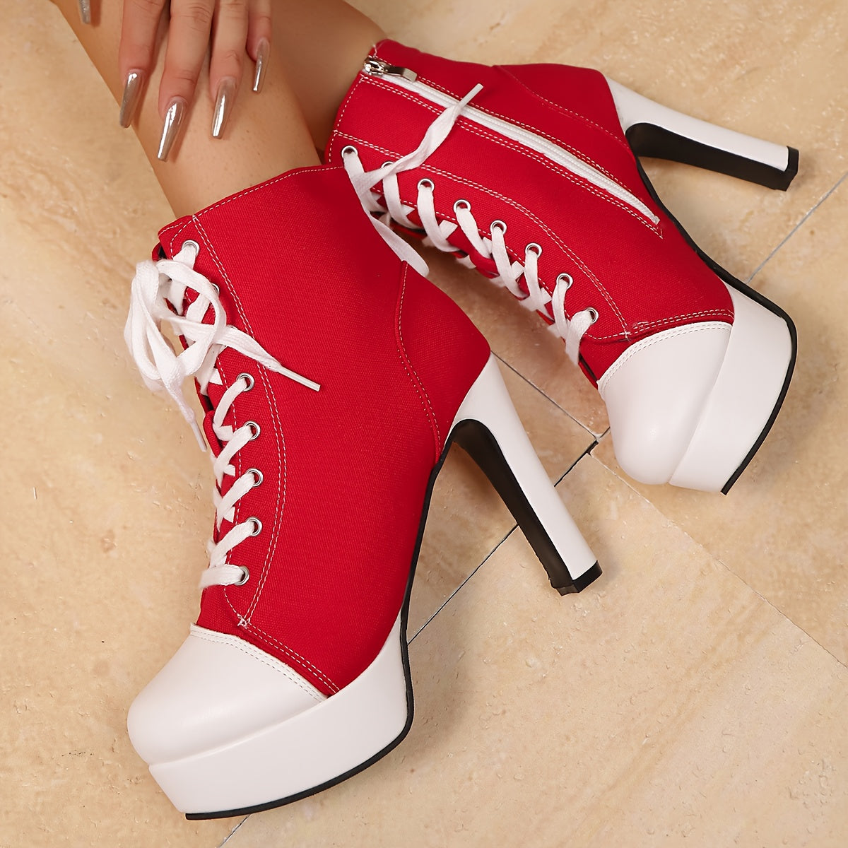 Chunky Platform Ankle Boots