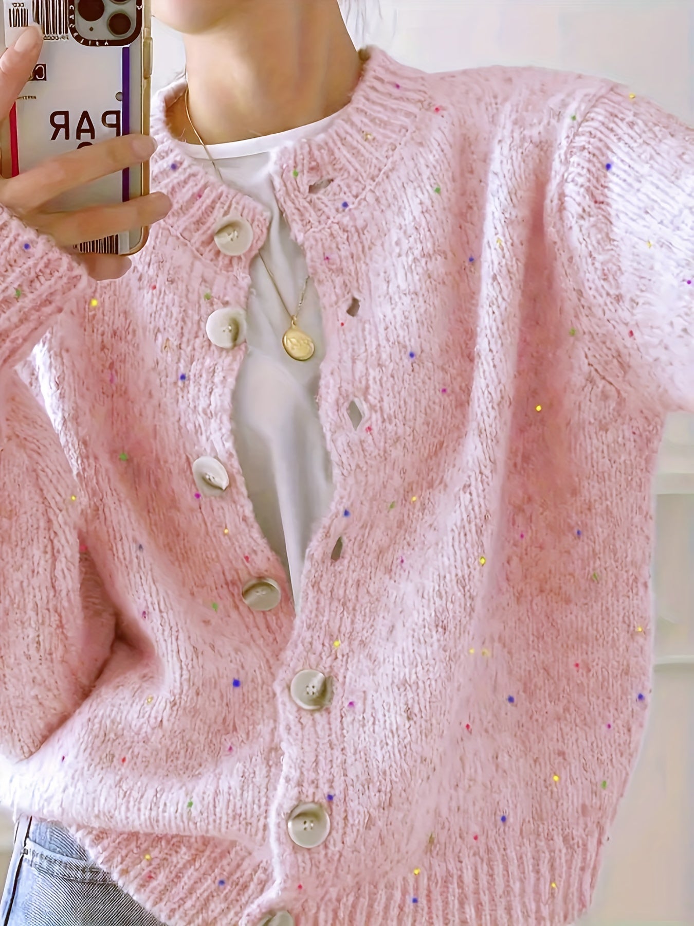 Elegant Colorful Cardigan