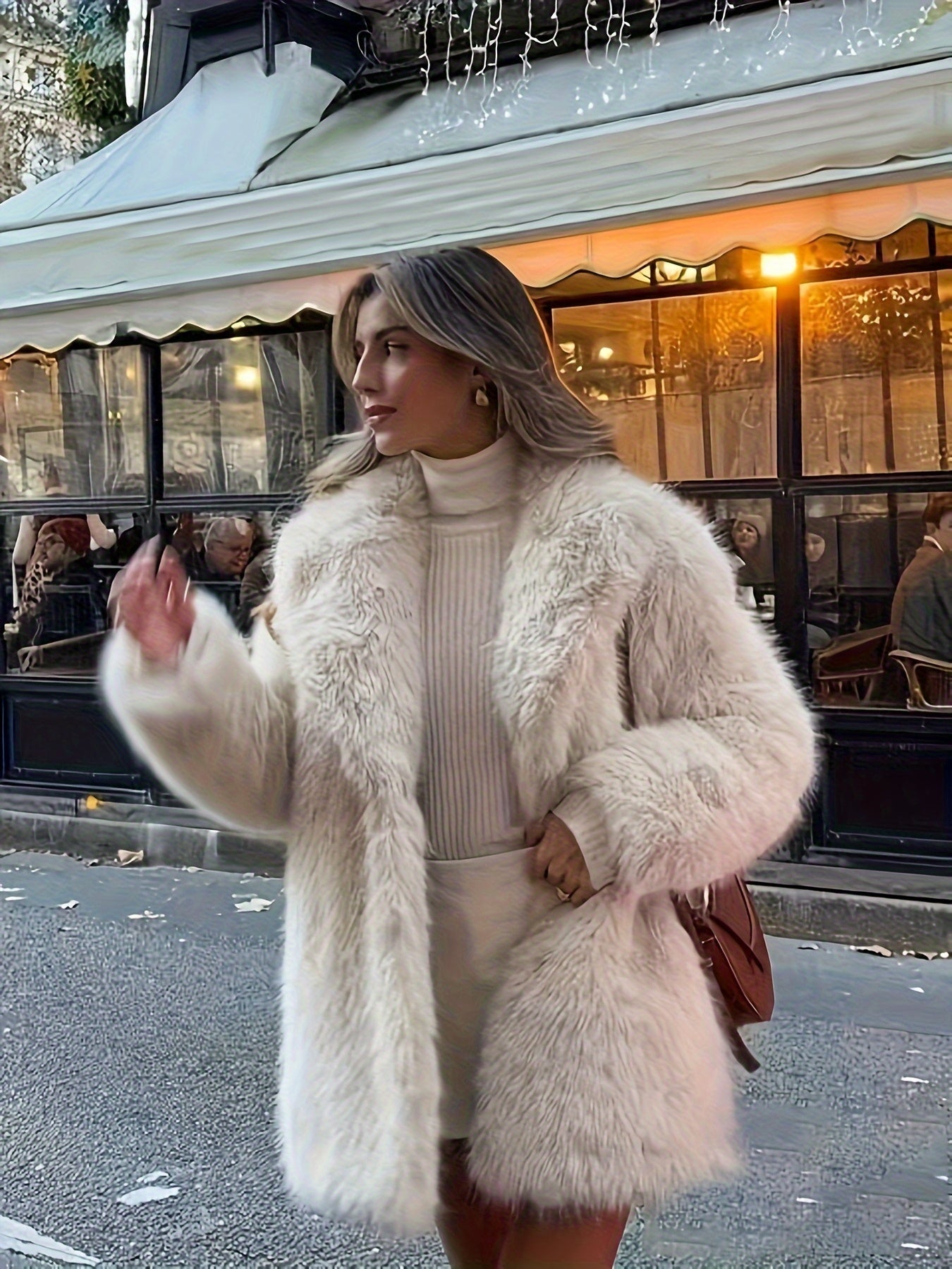 Faux Fur Coat