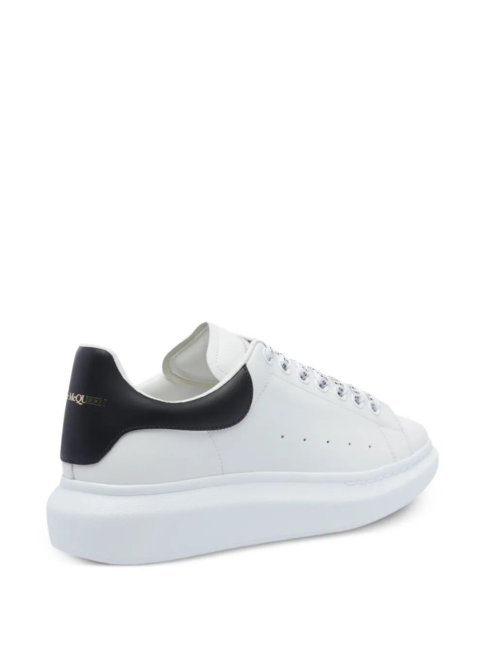 Alexander Mcqueen Men Oversized Sneakers In White/Black