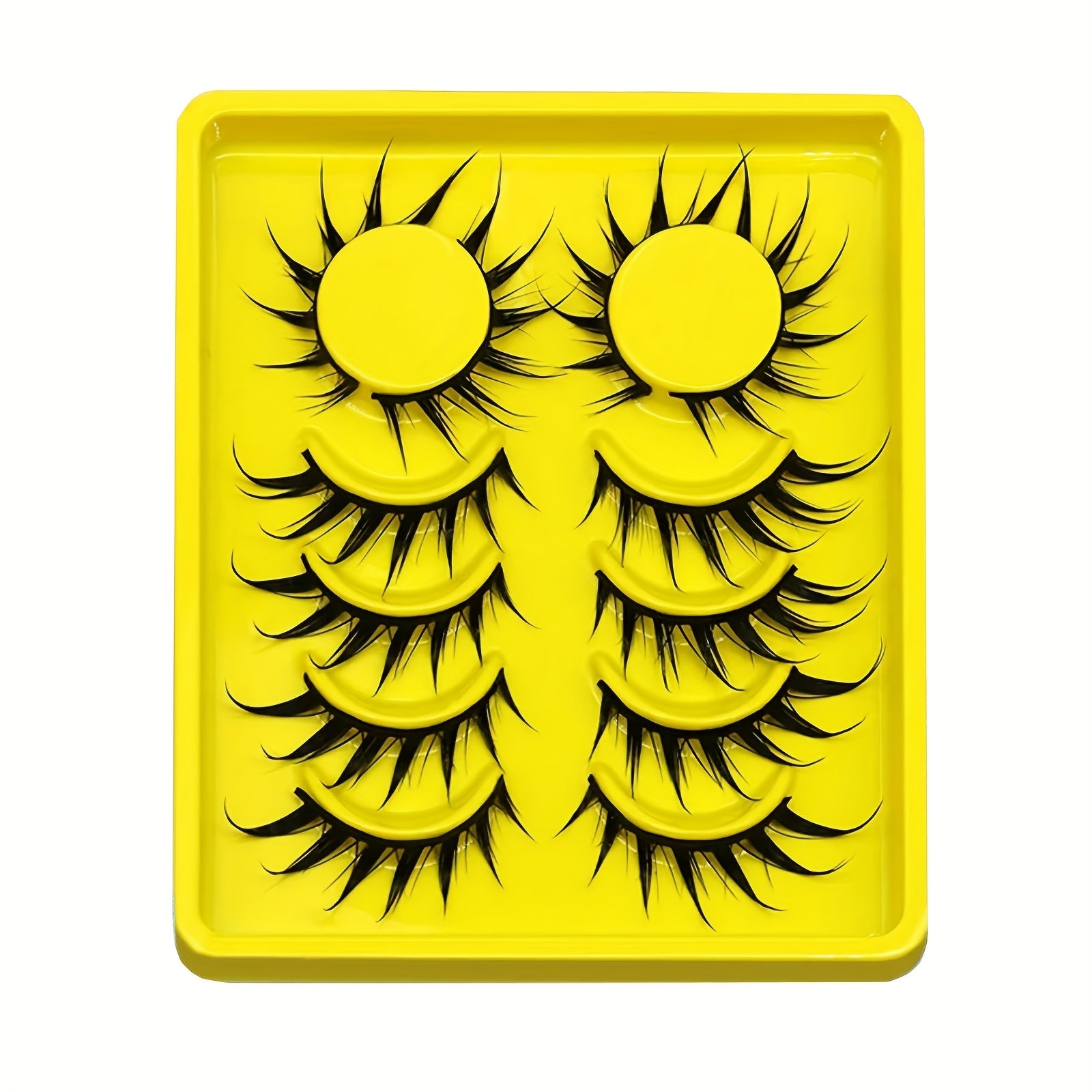 6 Pairs Cartoon Eyelashes