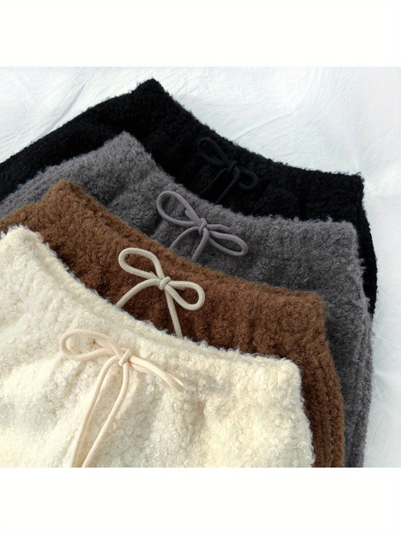 Retro Lamb Fleece Shorts