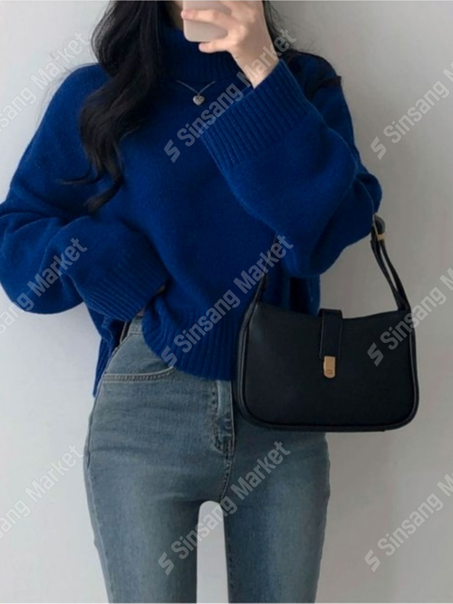 Bronze crop turtleneck FW