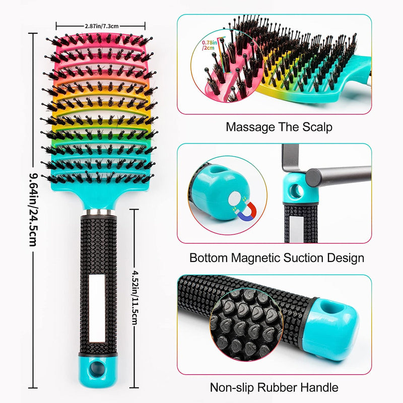 Curved Vented Professional Detangling Hair Brush