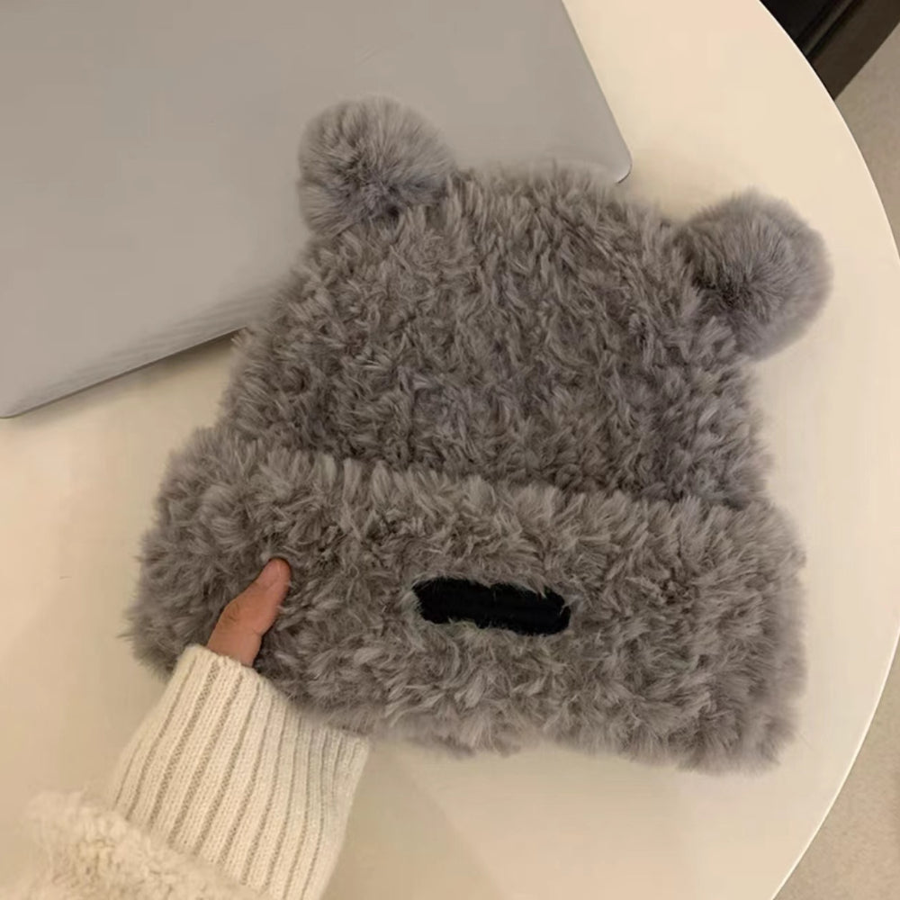 Bear Ear Shaped Knitted Hat