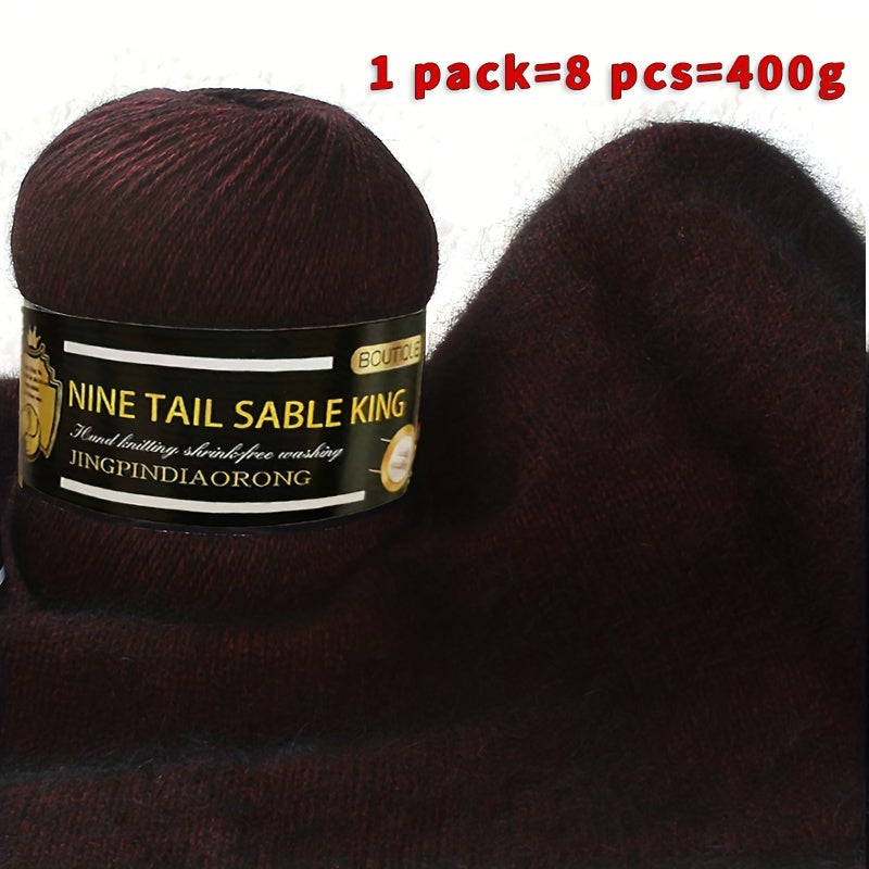 8rolls/pack Wool 10.00%, Cashmere 90.00% Yarn