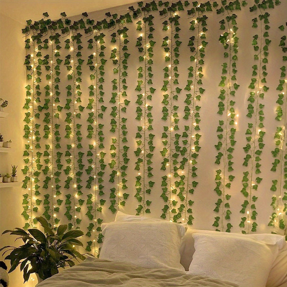 {12pcs] Artificial Ivy Fairy Lights
