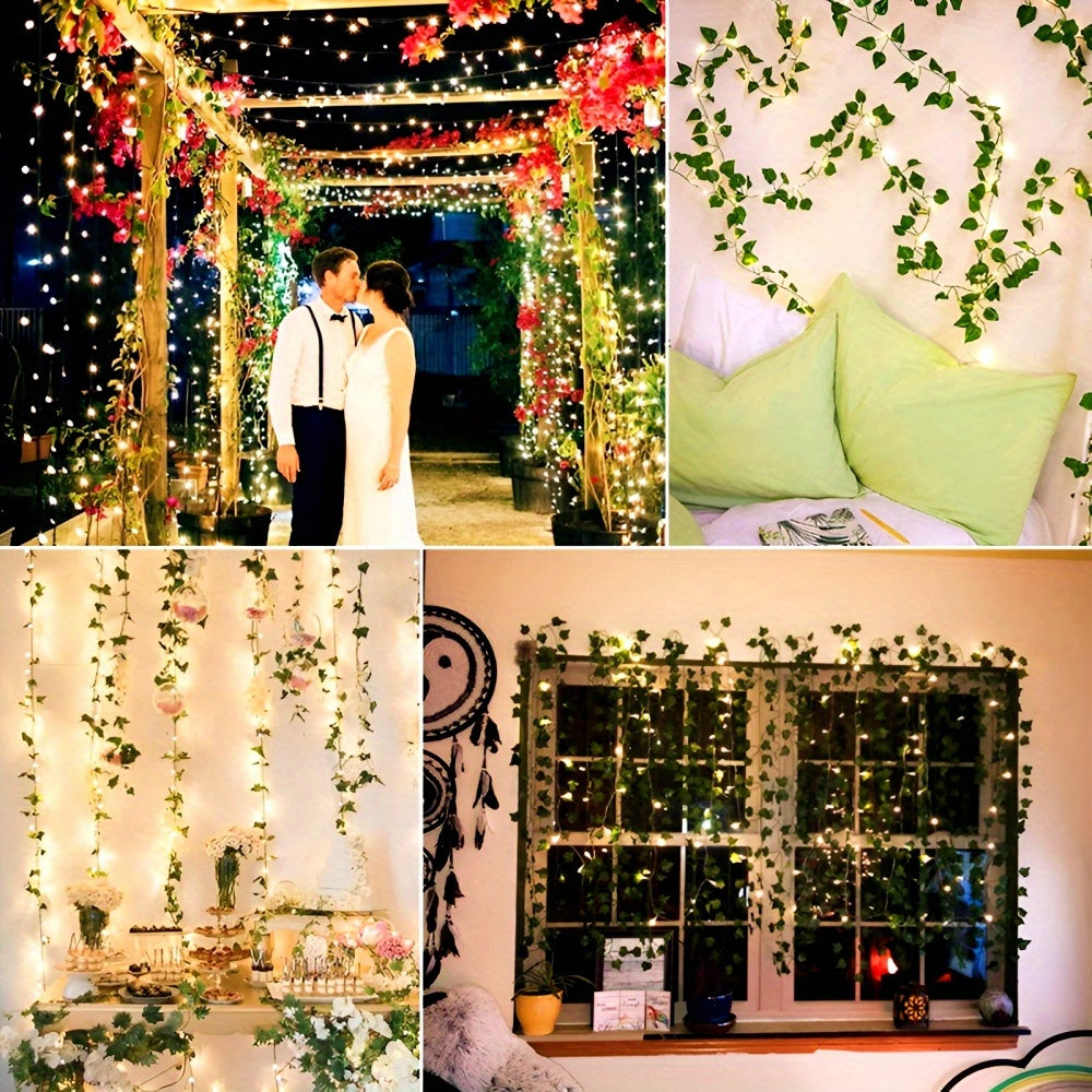 {12pcs] Artificial Ivy Fairy Lights
