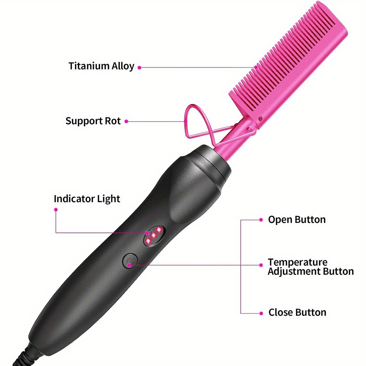 Hot Comb Hair Straightener