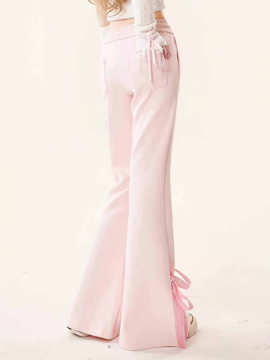 High-Waisted Flared Pants