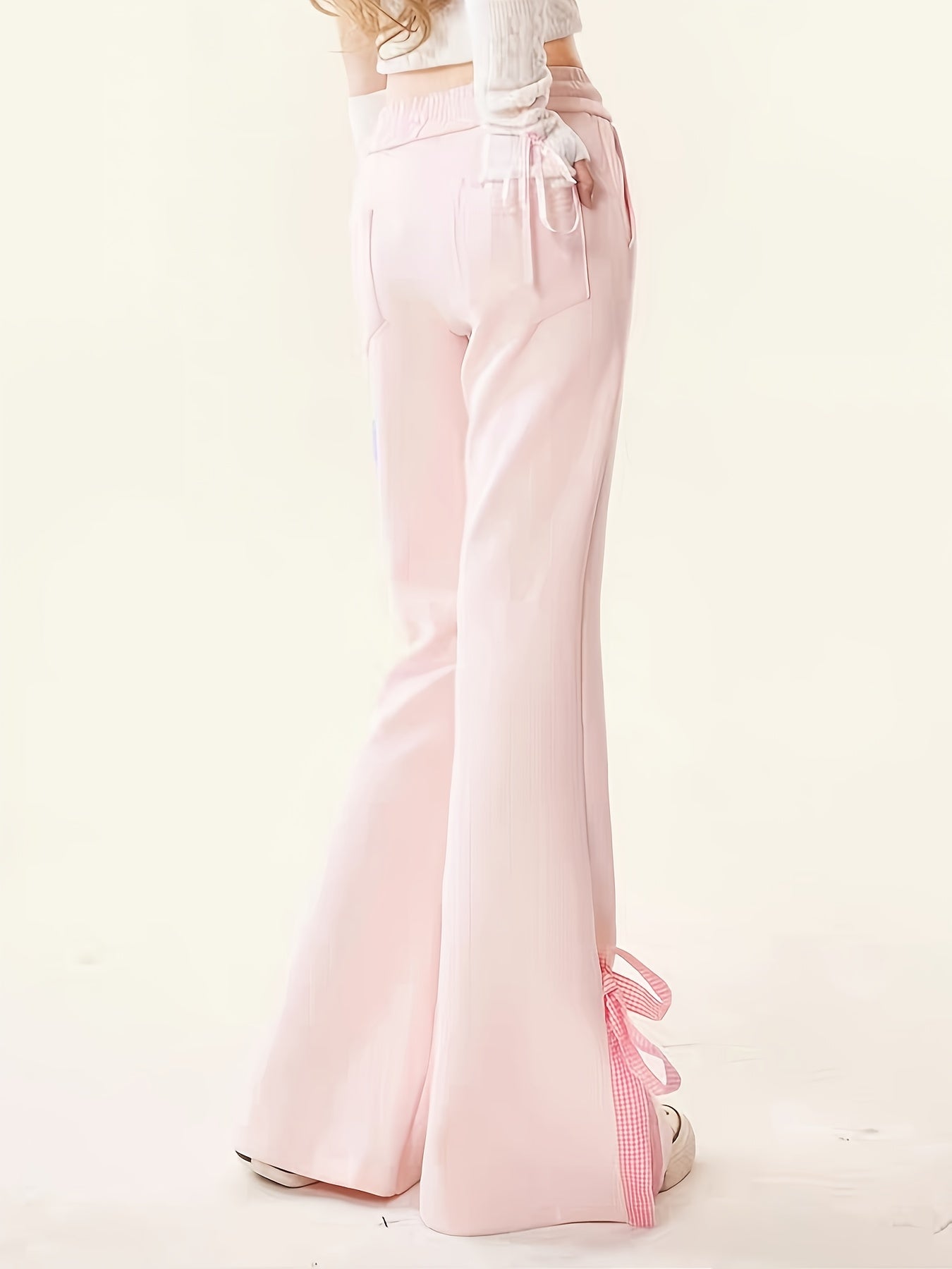 High-Waisted Flared Pants