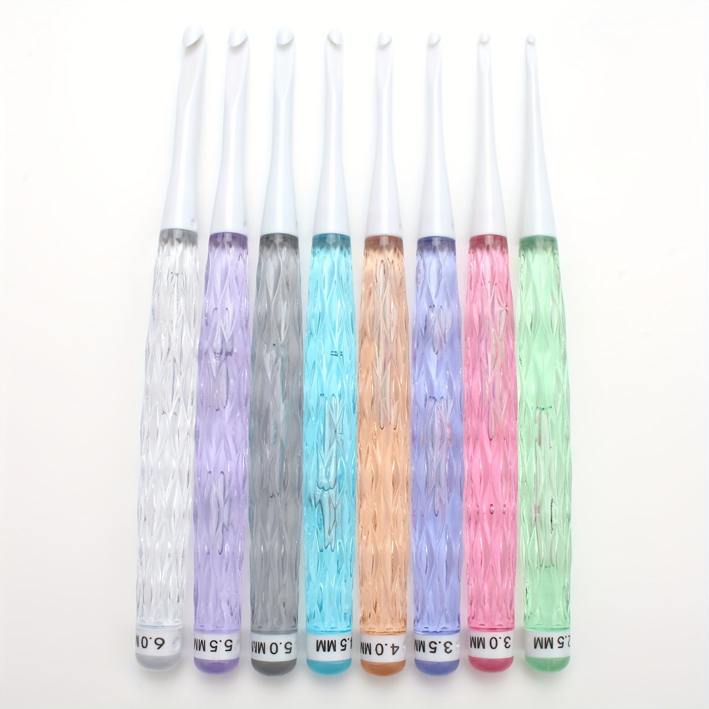 8pcs Candy-Colored Crochet Hook Set
