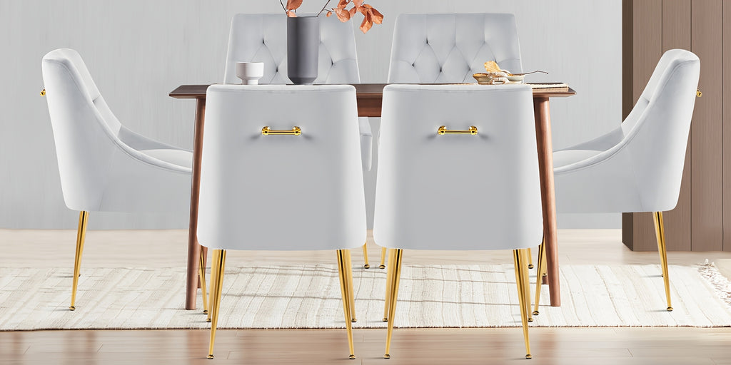 Velvet Dining Chairs Set Of 6