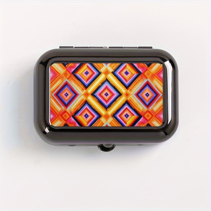 {1pc} Leopard Print Portable Metal Ashtray