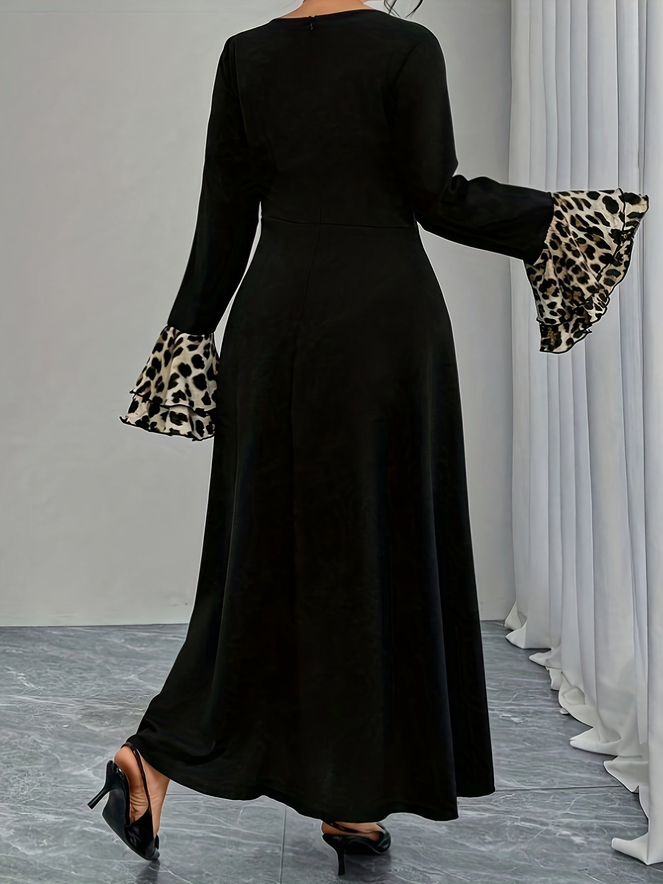 Leopard Print Mermaid Dress