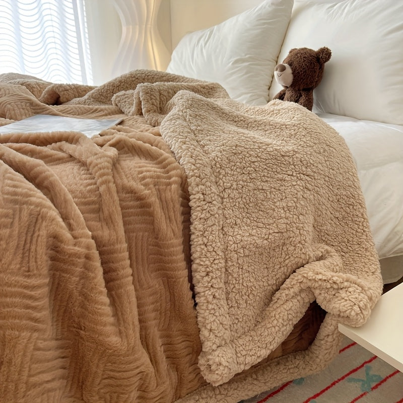 Faux Rabbit Fur Blanket