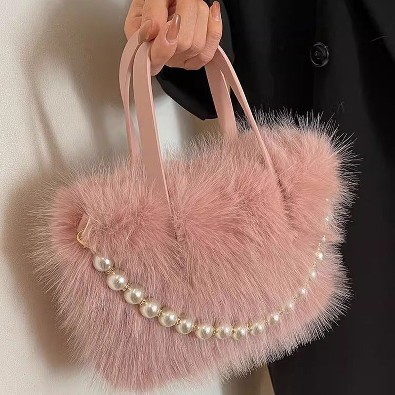 Plush Crossbody Bag