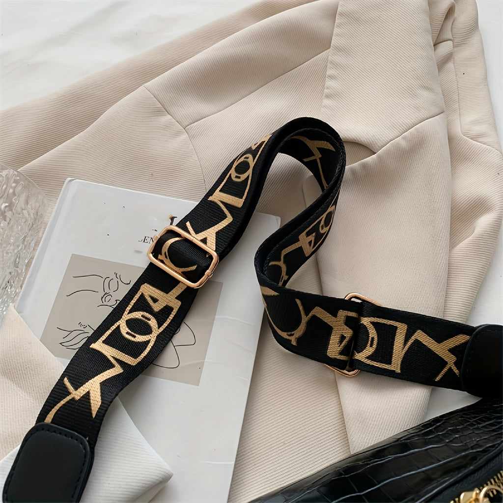 Crocodile Embossed Waist Bag