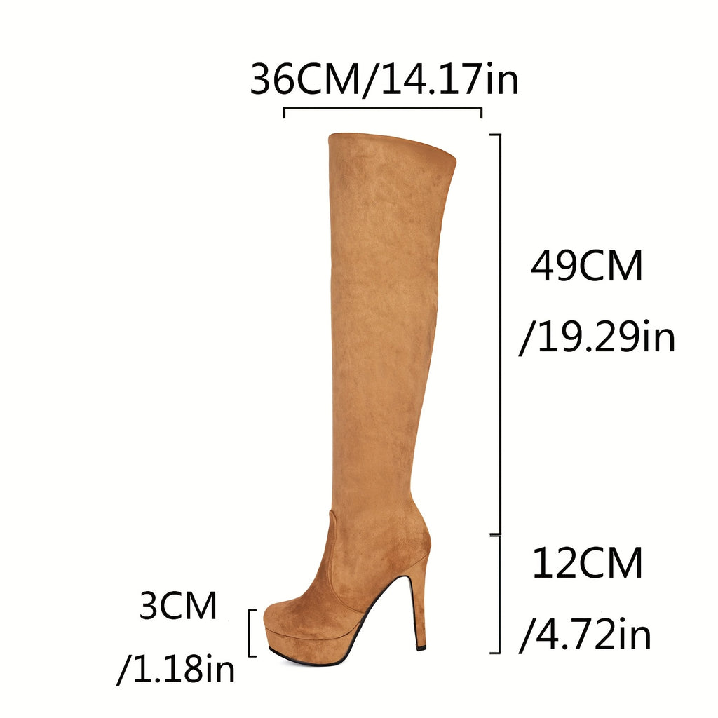 Knee-High Platform Boots