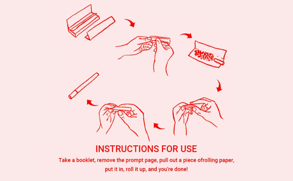 50-Pack MOON Rolling Papers - King Size (Large)