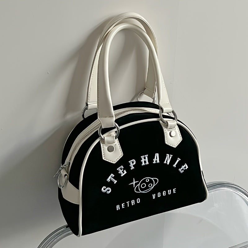 Vintage American Baseball Bag Vintage High-End Sweet Cool Boston Shoulder Crossbody Bag