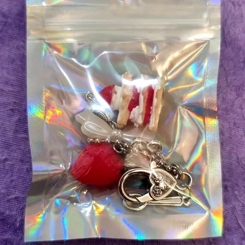 Handmade Strawberry Cake Keychain