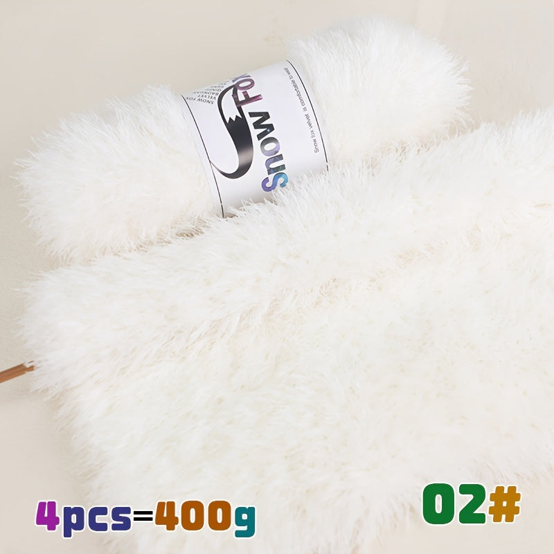 400g Lash Yarn Artificial Fur Fleece Yarn