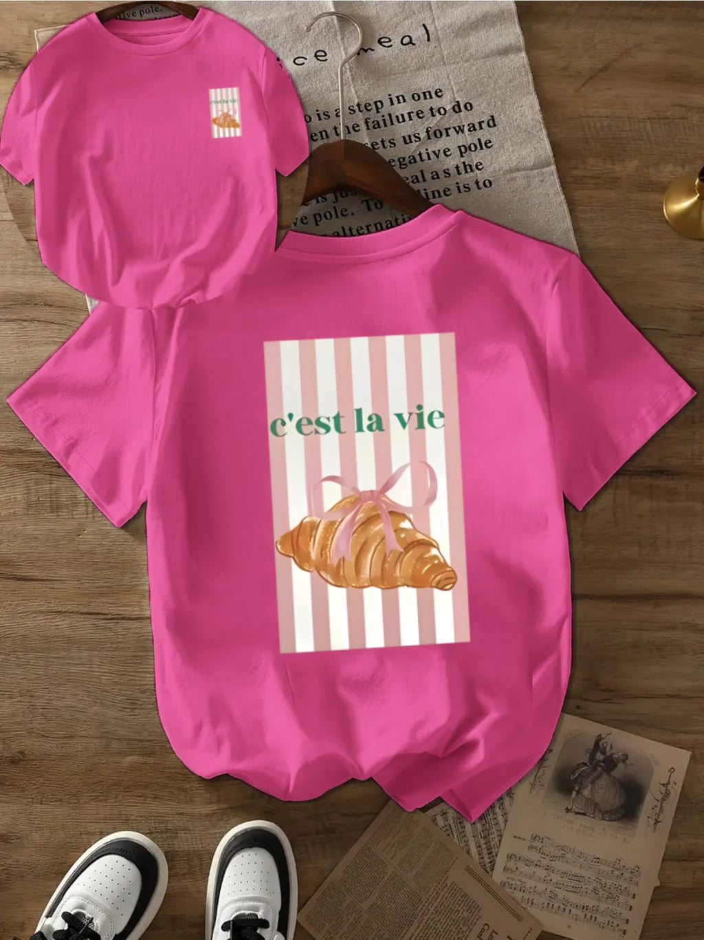 Casual Short Sleeve Crew Neck T-Shirt