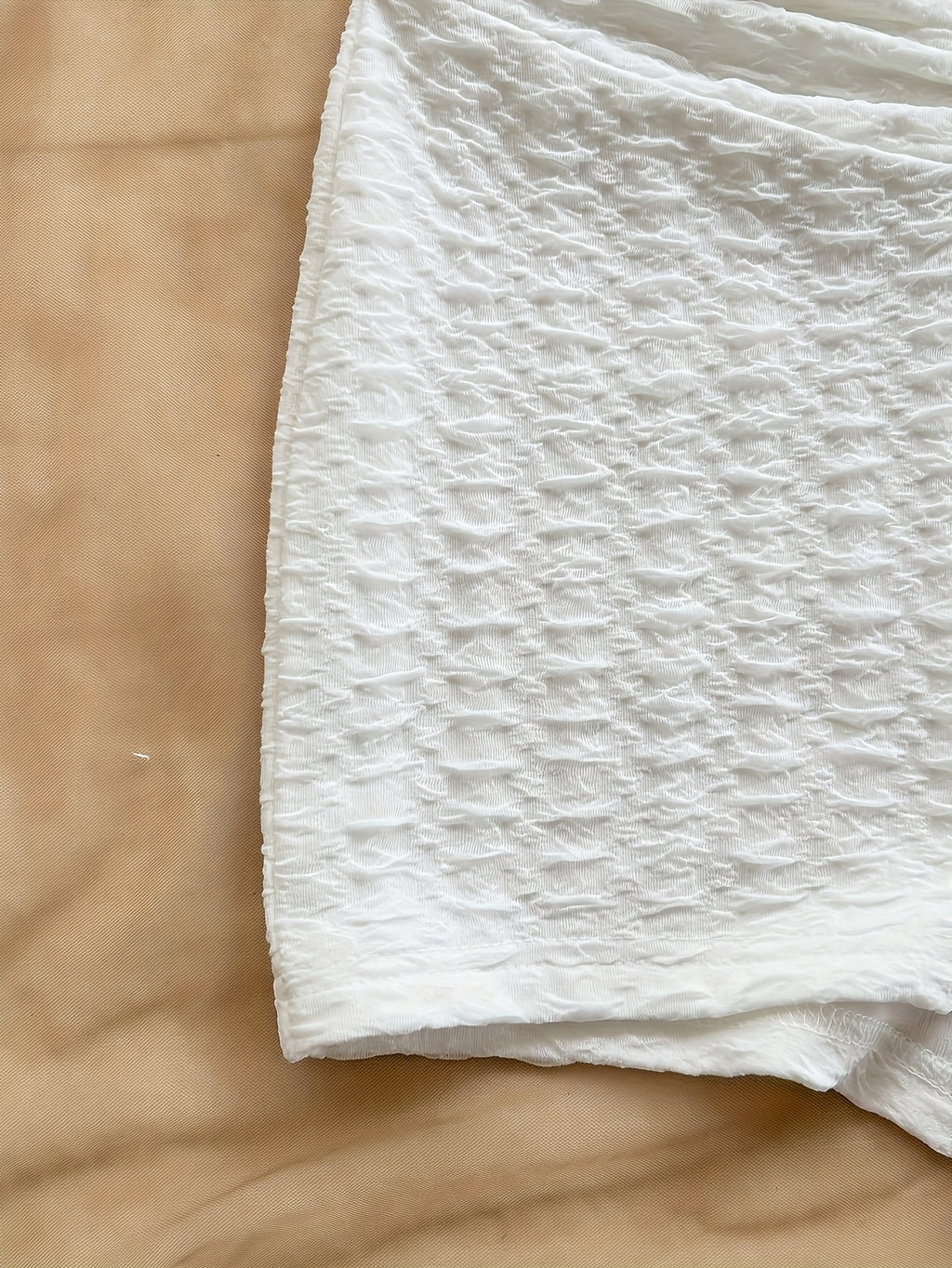 Textured Jumpsuit with a Metallic Finish