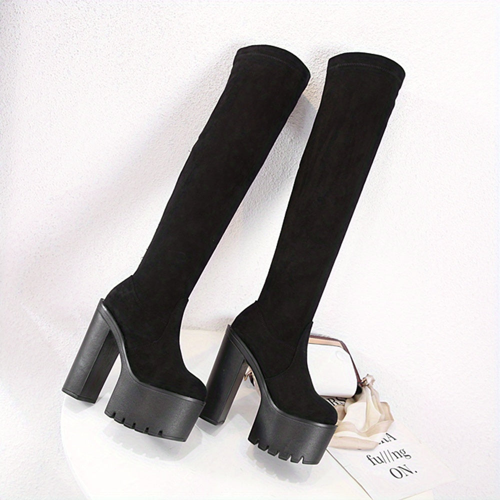 Block Heeled Boots