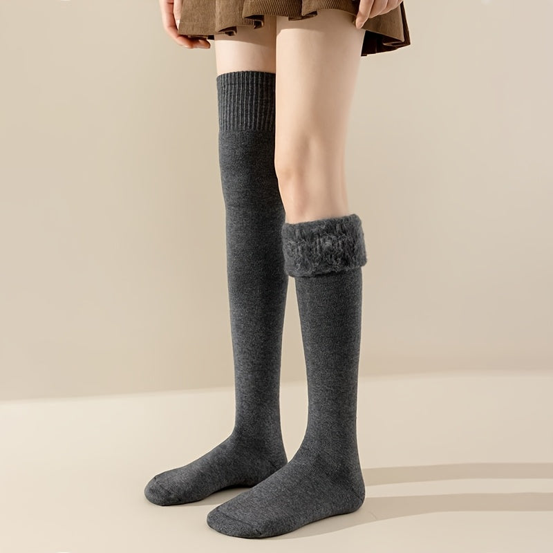 {3-Pair} Heavy Duty Thermal Over-The-Knee Socks
