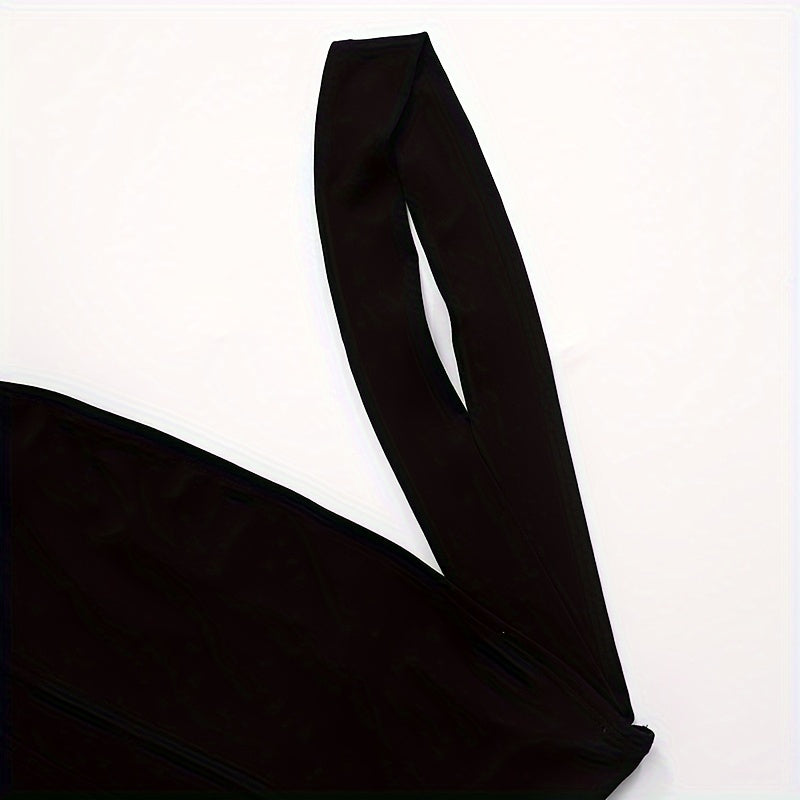 Chic Asymmetric Top with Waist Accent