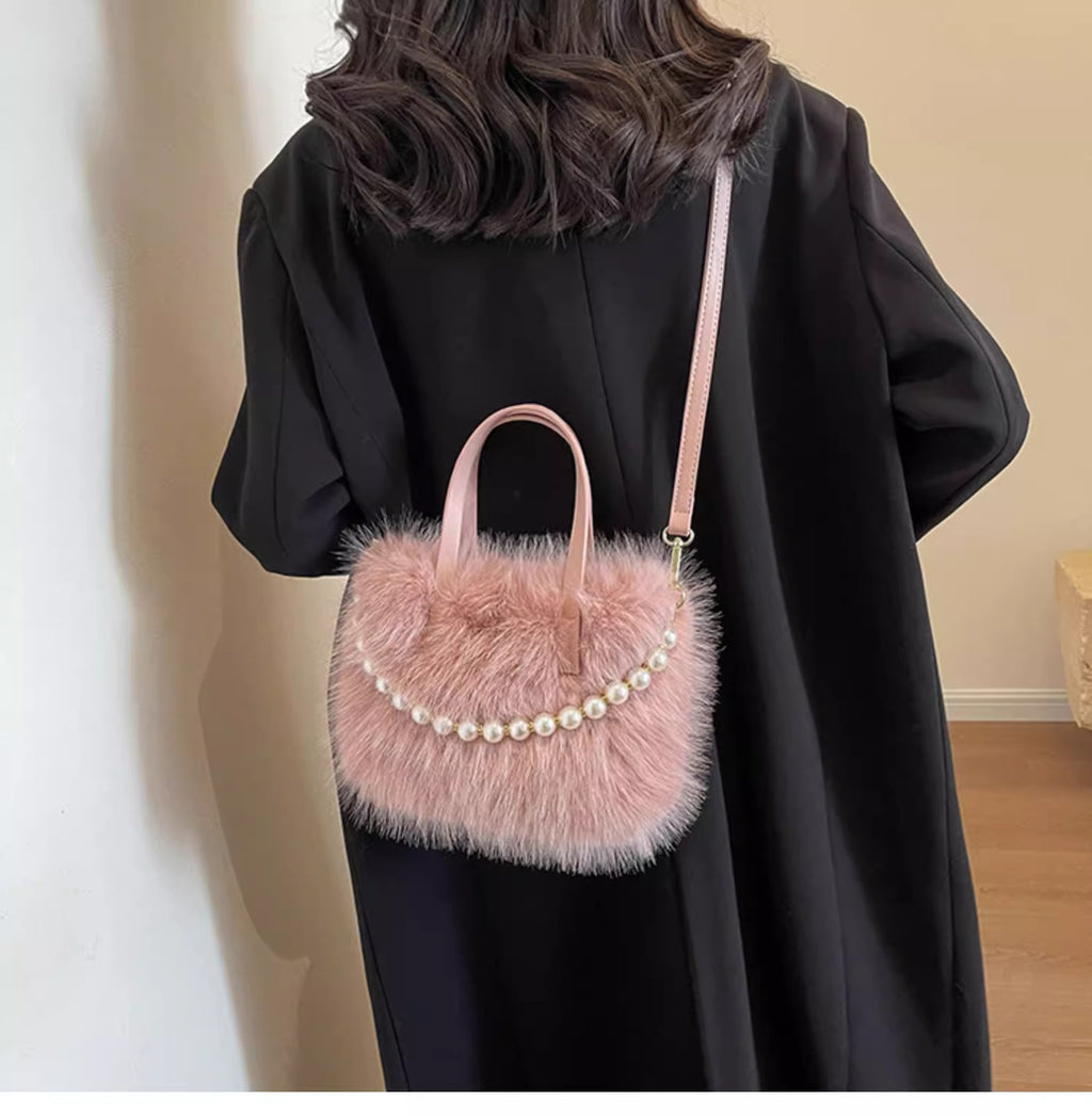 Plush Crossbody Bag