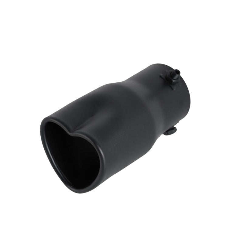{1pc} 2.48" Stainless Steel Heart-Shaped Exhaust Tip