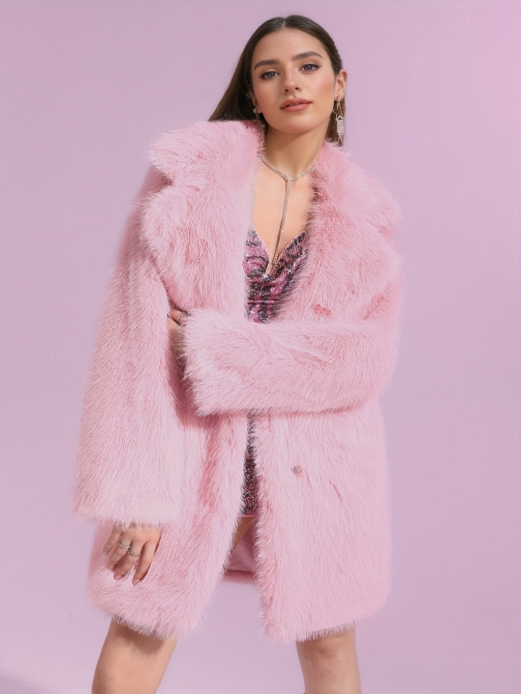 Faux Fur Coat