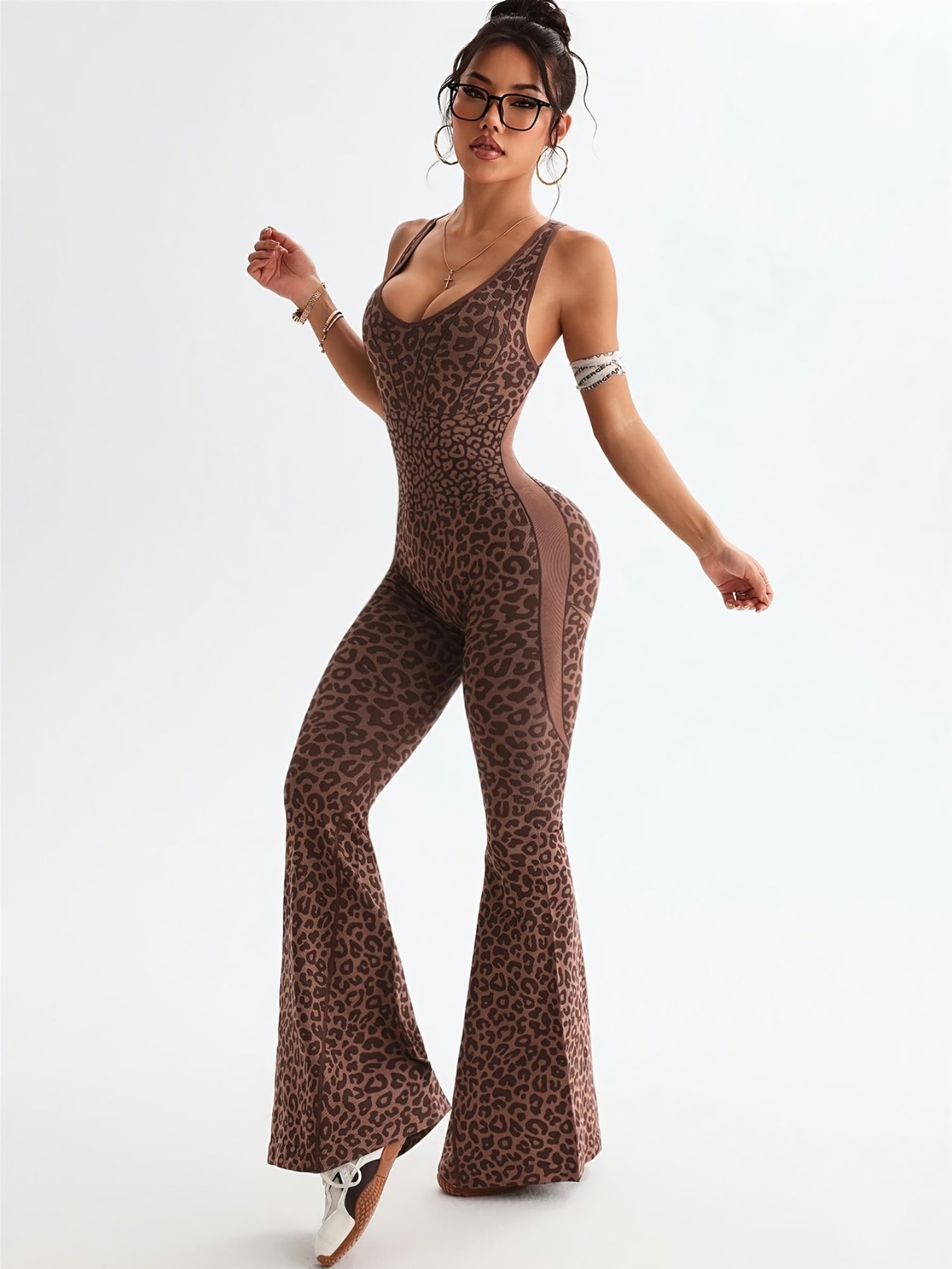 Leopard Print Jumpsuit